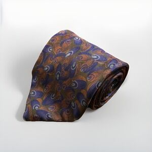 Vintage Givenchy Monsieur Silk‎ Tie From Italy Abstract Colorful